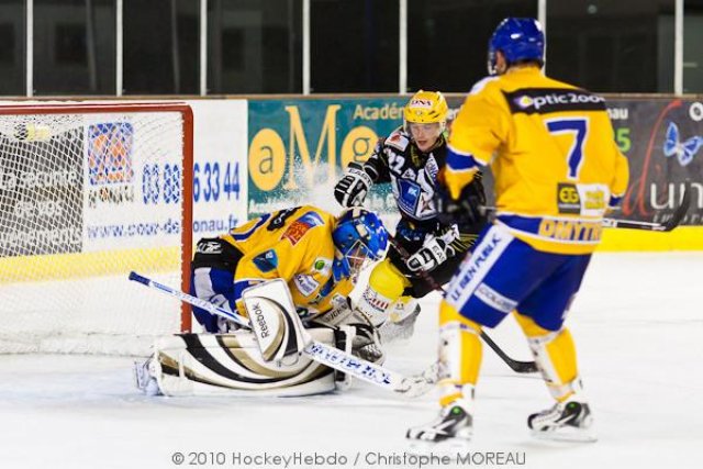 Photo hockey match Strasbourg  - Dijon  le 28/09/2010