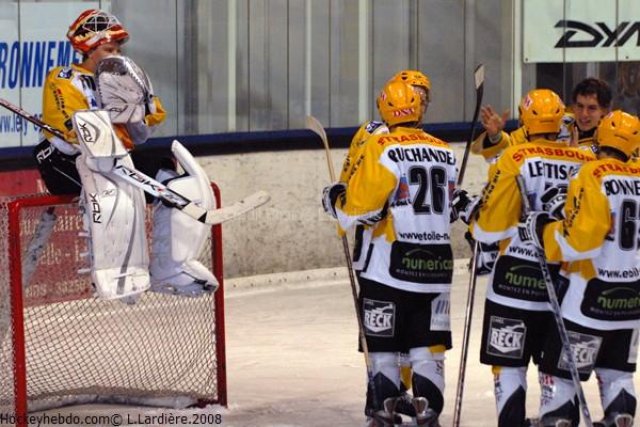 Photo hockey match Villard-de-Lans - Strasbourg  le 20/09/2008