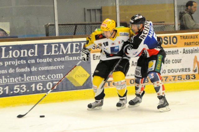 Photo hockey match Caen  - Strasbourg  le 02/10/2010