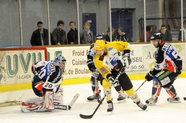 Photo hockey match Caen  - Strasbourg  le 02/10/2010