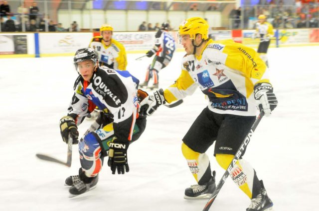 Photo hockey match Caen  - Strasbourg  le 02/10/2010