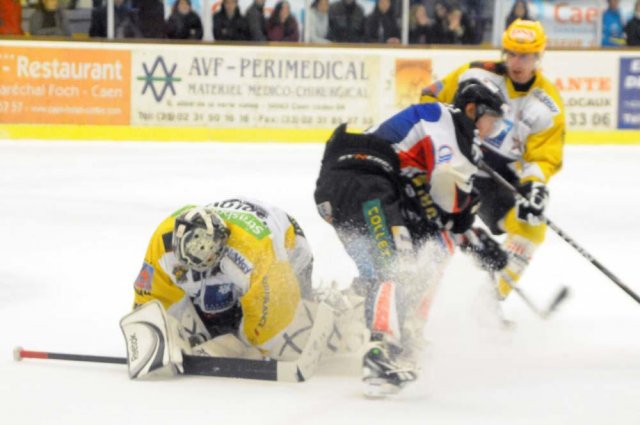 Photo hockey match Caen  - Strasbourg  le 02/10/2010