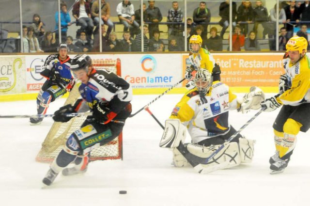 Photo hockey match Caen  - Strasbourg  le 02/10/2010