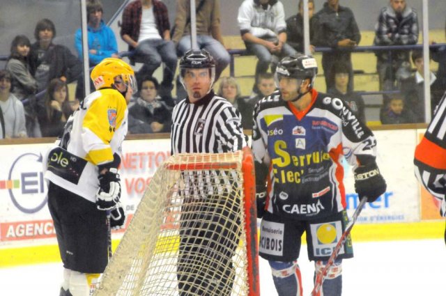Photo hockey match Caen  - Strasbourg  le 02/10/2010