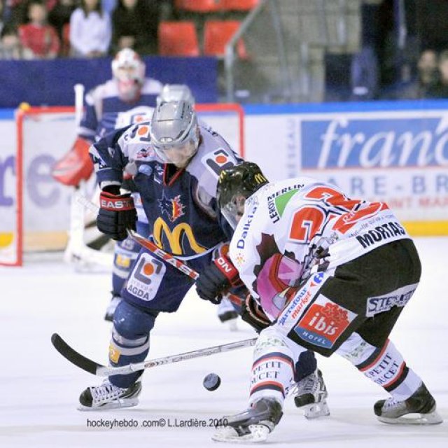 Photo hockey match Grenoble  - Amiens  le 02/10/2010