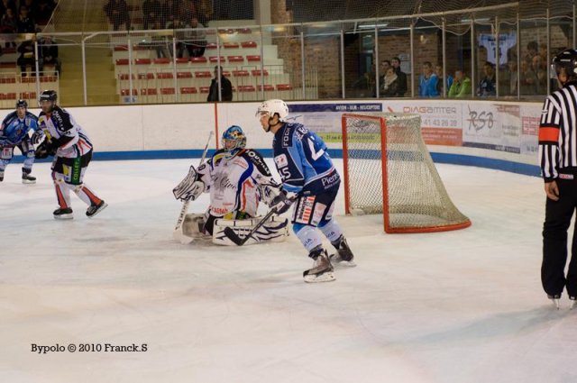 Photo hockey match Angers  - Caen  le 05/10/2010