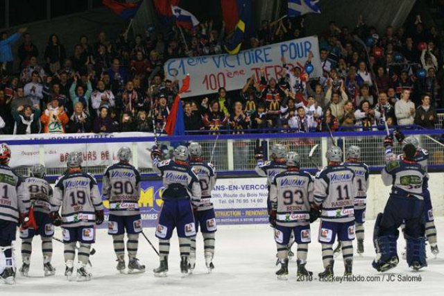 Photo hockey match Villard-de-Lans - Grenoble  le 09/10/2010