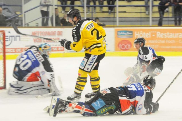 Photo hockey match Caen  - Rouen le 13/10/2010