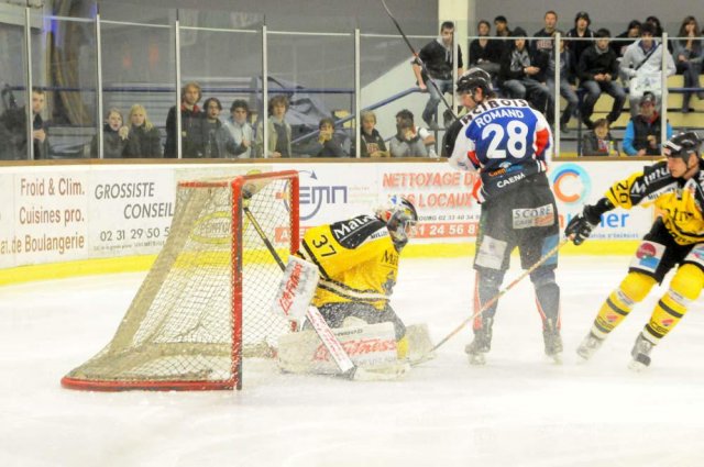 Photo hockey match Caen  - Rouen le 13/10/2010