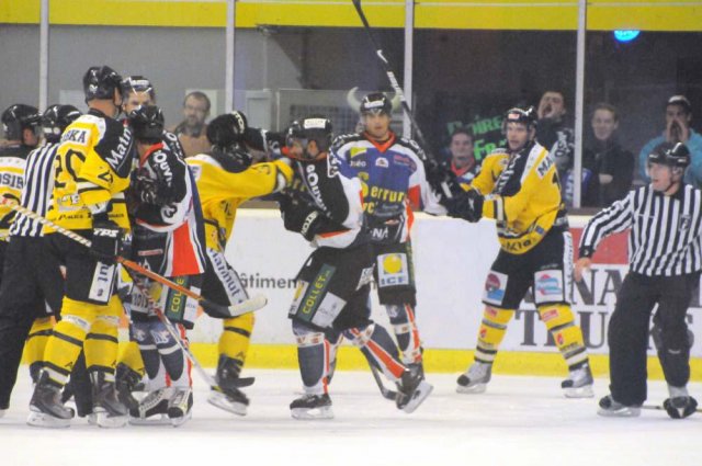 Photo hockey match Caen  - Rouen le 13/10/2010