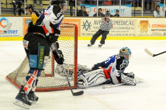 Photo hockey match Caen  - Rouen le 13/10/2010