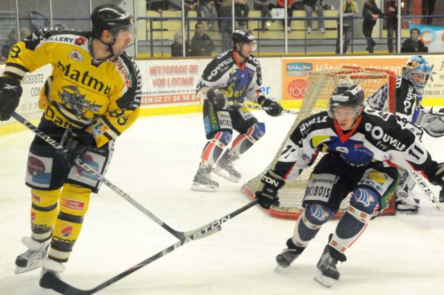 Photo hockey match Caen  - Rouen le 13/10/2010