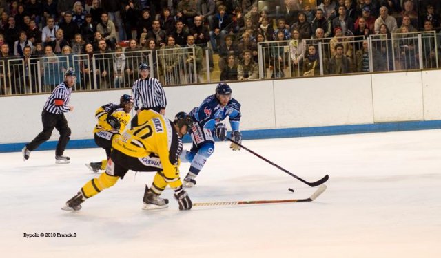Photo hockey match Angers  - Rouen le 16/10/2010
