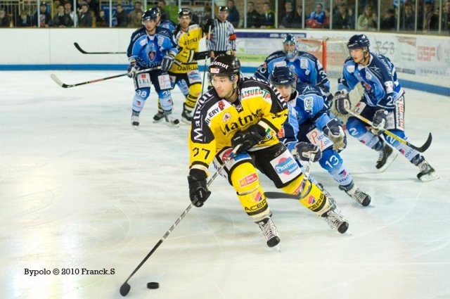 Photo hockey match Angers  - Rouen le 16/10/2010