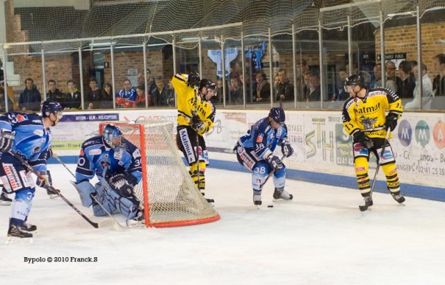 Photo hockey match Angers  - Rouen le 16/10/2010
