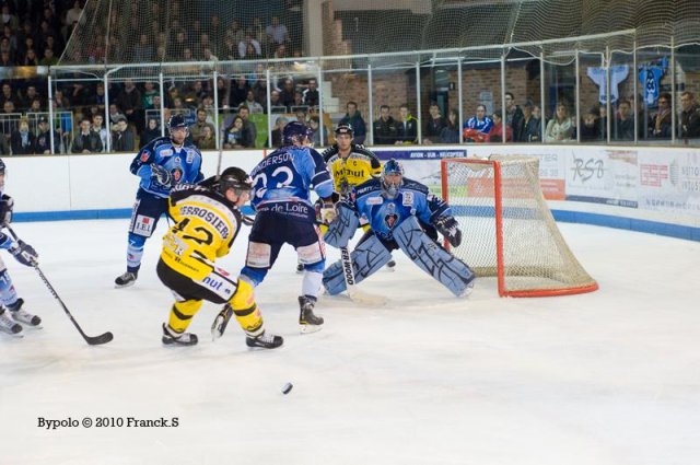 Photo hockey match Angers  - Rouen le 16/10/2010