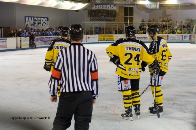 Photo hockey match Angers  - Rouen le 16/10/2010