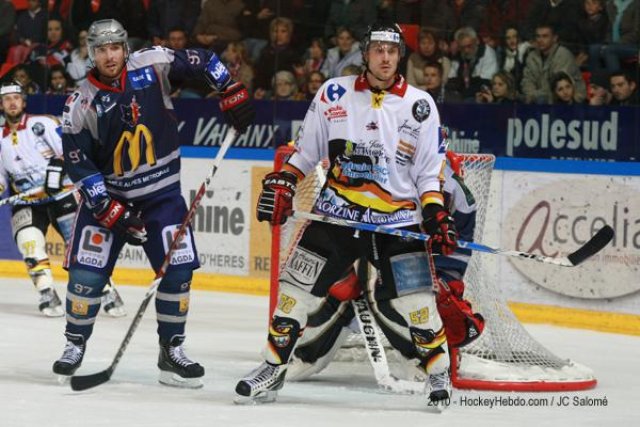 Photo hockey match Grenoble  - Morzine-Avoriaz le 16/10/2010