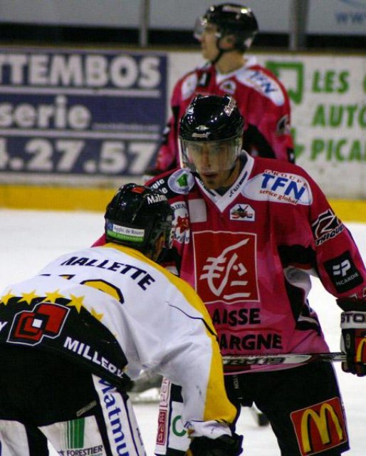 Photo hockey match Amiens  - Rouen le 20/09/2008