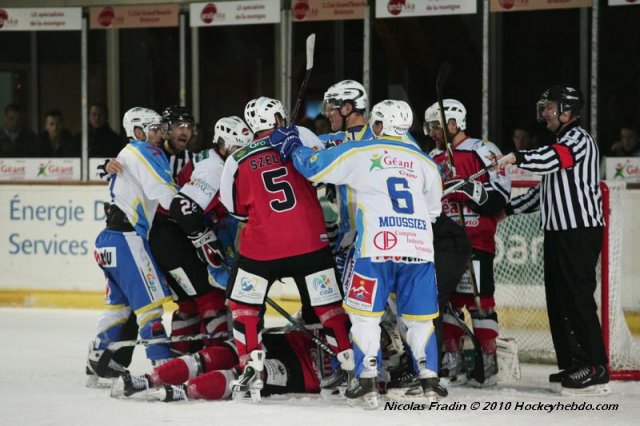 Photo hockey match Briançon  - Gap  le 16/10/2010