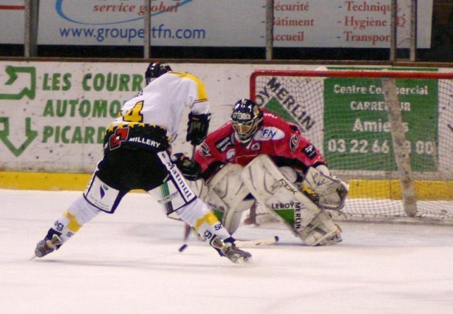 Photo hockey match Amiens  - Rouen le 20/09/2008
