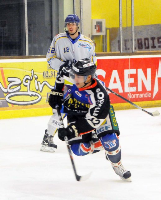 Photo hockey match Caen  - Villard-de-Lans le 16/10/2010
