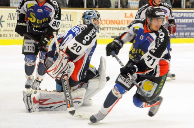 Photo hockey match Caen  - Villard-de-Lans le 16/10/2010