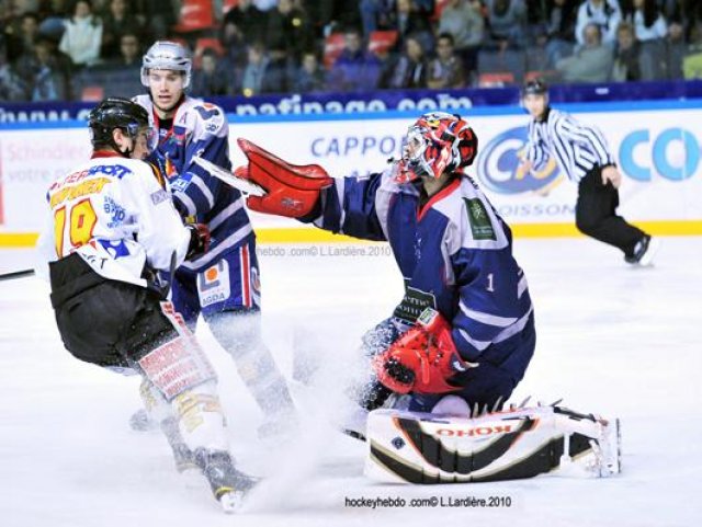 Photo hockey match Grenoble  - Morzine-Avoriaz le 16/10/2010