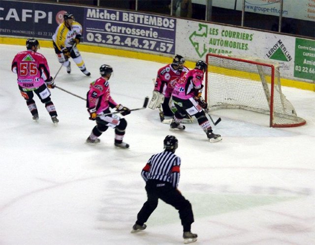 Photo hockey match Amiens  - Rouen le 20/09/2008