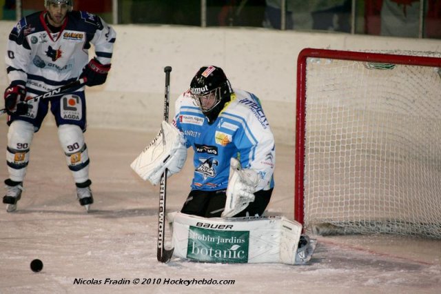 Photo hockey match Gap  - Grenoble  le 19/10/2010