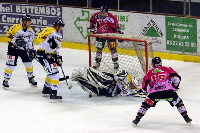 Photo hockey match Amiens  - Rouen le 20/09/2008