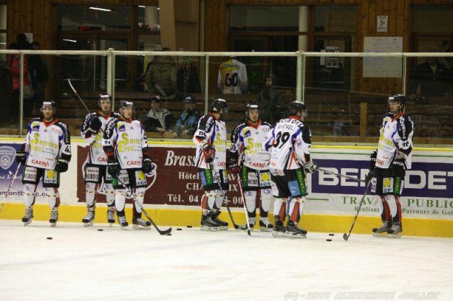Photo hockey match Chamonix  - Caen  le 23/10/2010