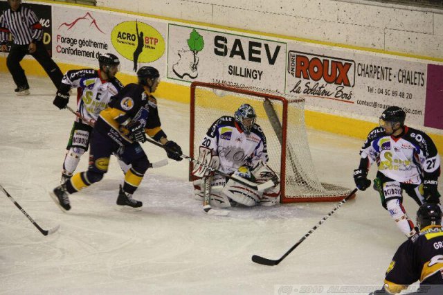 Photo hockey match Chamonix  - Caen  le 23/10/2010