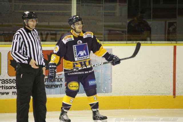 Photo hockey match Chamonix  - Caen  le 23/10/2010