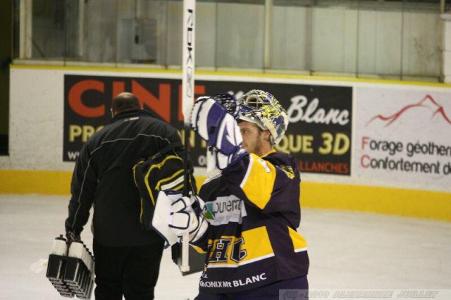 Photo hockey match Chamonix  - Caen  le 23/10/2010