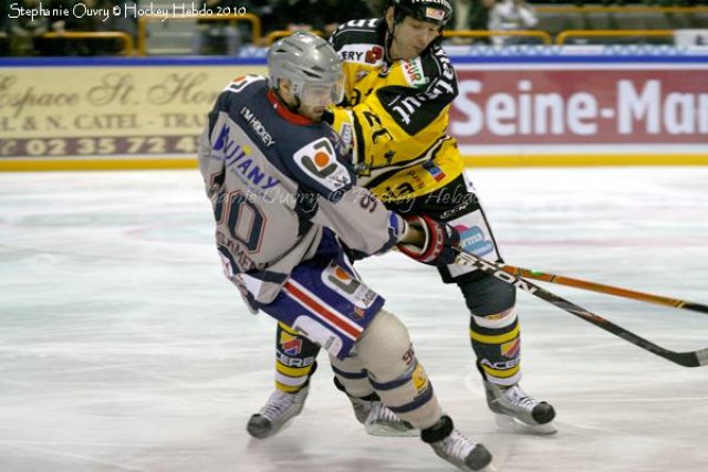 Photo hockey match Rouen - Grenoble  le 23/10/2010
