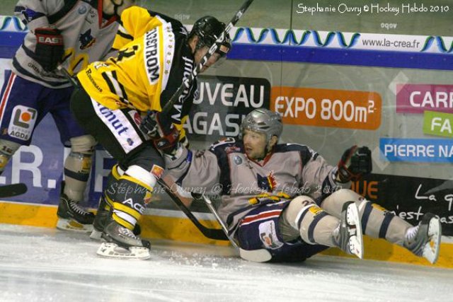 Photo hockey match Rouen - Grenoble  le 23/10/2010