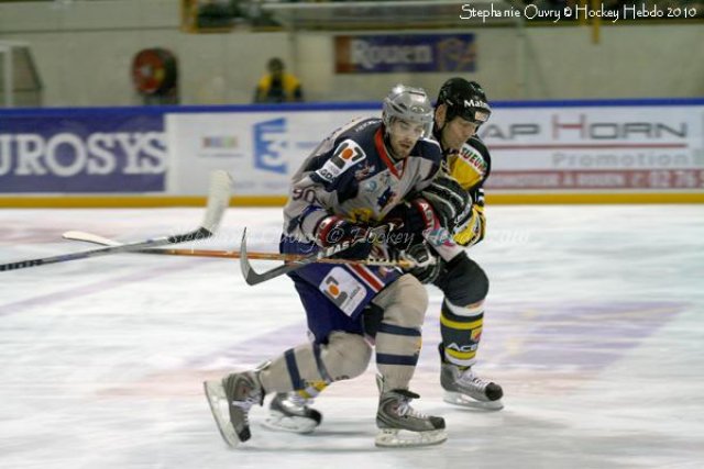 Photo hockey match Rouen - Grenoble  le 23/10/2010