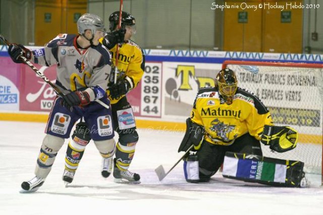 Photo hockey match Rouen - Grenoble  le 23/10/2010
