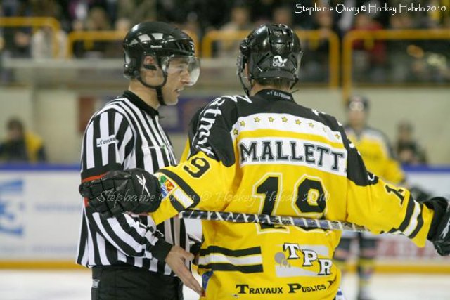 Photo hockey match Rouen - Grenoble  le 23/10/2010