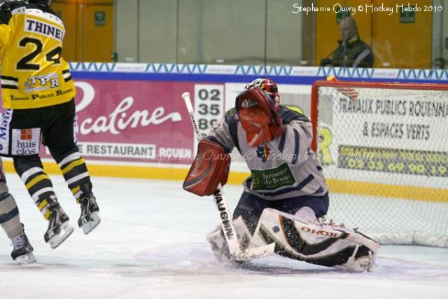 Photo hockey match Rouen - Grenoble  le 23/10/2010