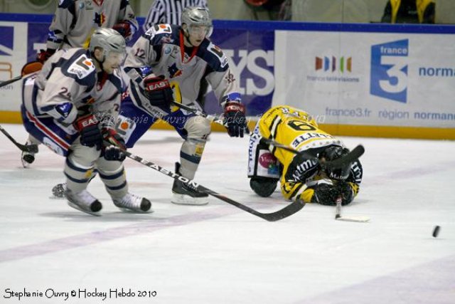 Photo hockey match Rouen - Grenoble  le 23/10/2010