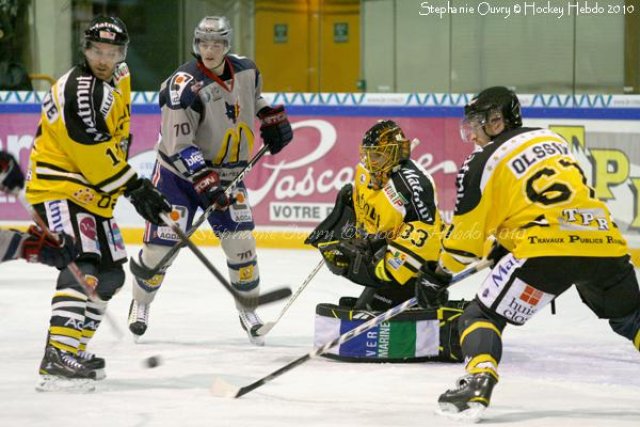 Photo hockey match Rouen - Grenoble  le 23/10/2010