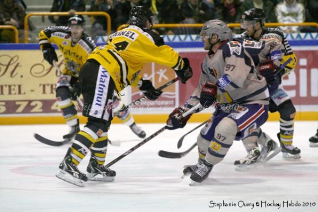 Photo hockey match Rouen - Grenoble  le 23/10/2010