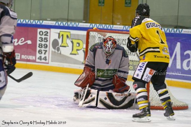 Photo hockey match Rouen - Grenoble  le 23/10/2010