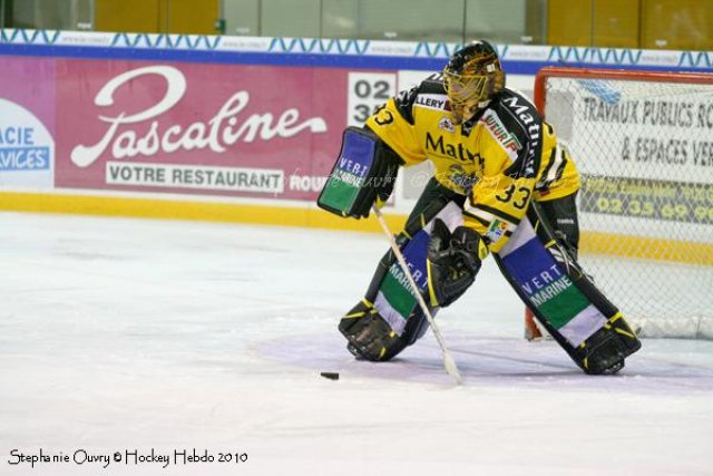 Photo hockey match Rouen - Grenoble  le 23/10/2010
