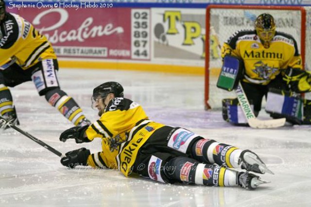 Photo hockey match Rouen - Grenoble  le 23/10/2010