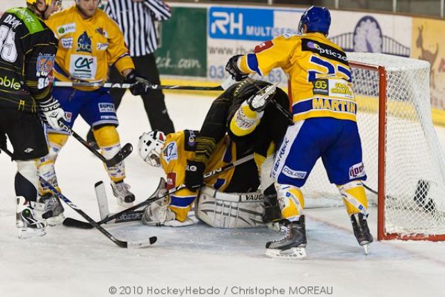 Photo hockey match Strasbourg  - Dijon  le 23/10/2010