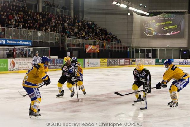 Photo hockey match Strasbourg  - Dijon  le 23/10/2010
