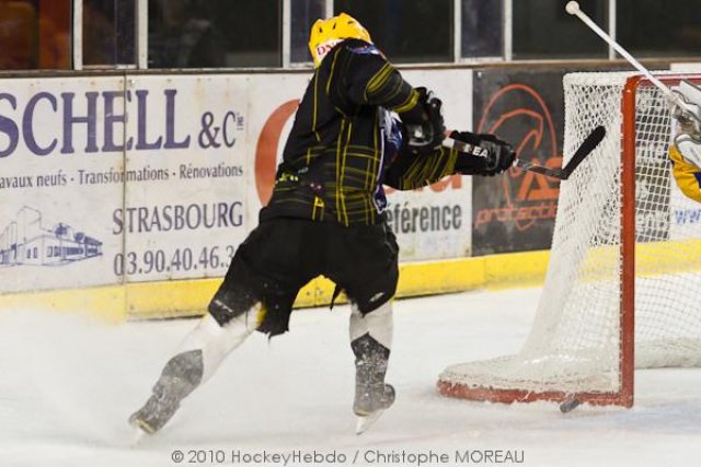 Photo hockey match Strasbourg  - Dijon  le 23/10/2010